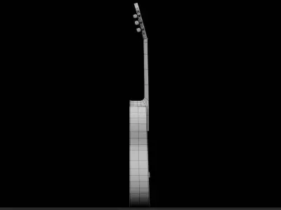 guitar 3D model order