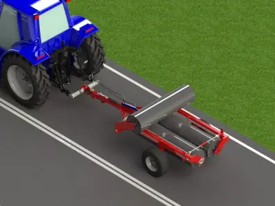 WG 0001 - grassland roller 3D model