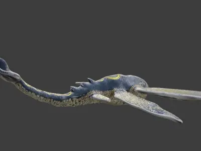 Ocean Spirit  Low-poly 3D model