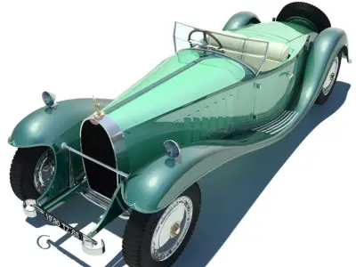 Bugatti Type 41 Royale Esders 3D Model 3D model