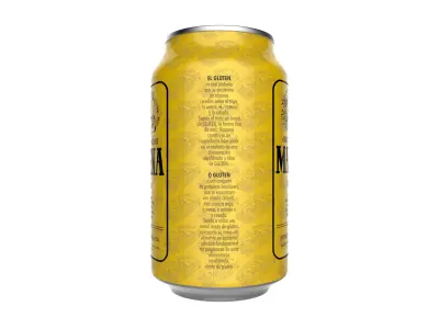 LATA DE ALUMINIO RENDERIZADA EN KEYSHOT 3D model