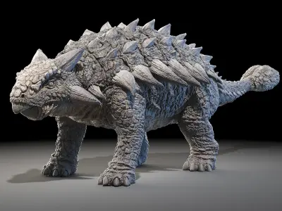 Ankylosaurus Animated 3D model