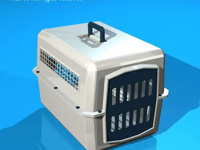 Pet cage 3D model