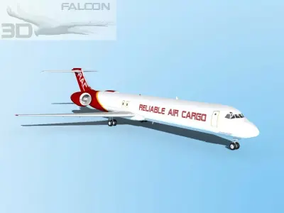 Falcon3D MD-80 Reliable Cargo 3D model
