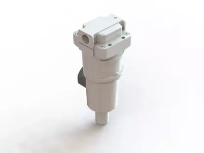Separador Micro Nevoa SMC AMH150C F02BD Micro Mist Separator 3D model