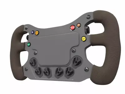 Car f1 steering wheel 1 min 3D model