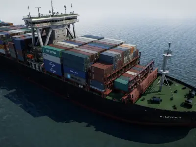 Ships Pack Low-poly 3D model