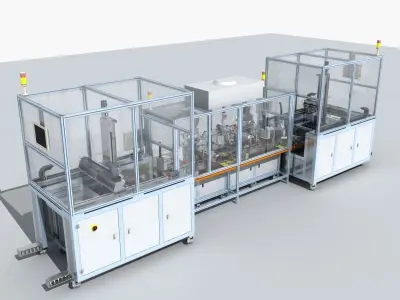 Industrial Equipment 14 - Fully Automatic Application Line 3D model
