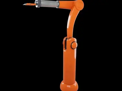 Robotic Arm Low-poly 3D model purchase