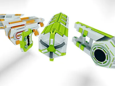 GUN kidz pack Free 3D model