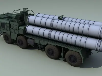 40N6 AS400 rocket launcher Free 3D model