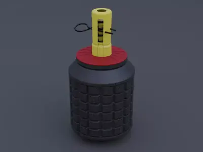 japanese bomb type 96 3D model