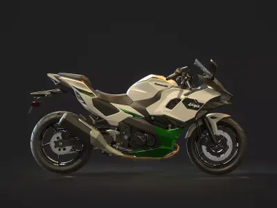 Base model Kawasaki Ninja 7 Hybrid 2024 3D model
