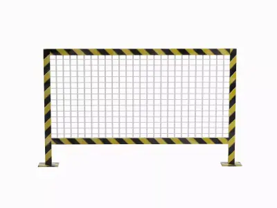 Road Barricade Set A Low-poly 3D model