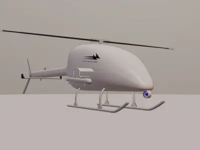 UAV Drone Low-poly 3D model