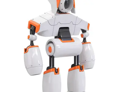 Cute robot 3D model purchase