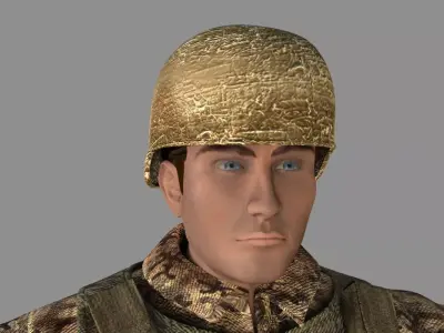 Soldier 3D model buy