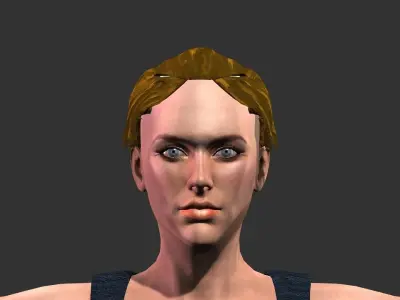 Hair models 3D model