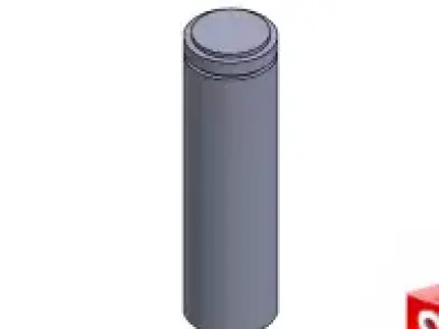 AAA Battery Model - SolidWorks 3D Model SLDPRT 3D model