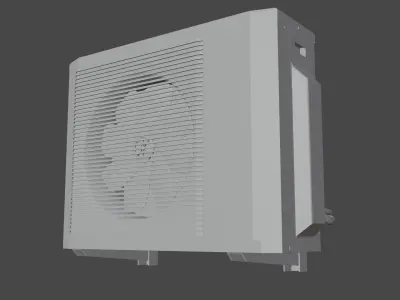 Air Conditioner Free low-poly 3D model purchase