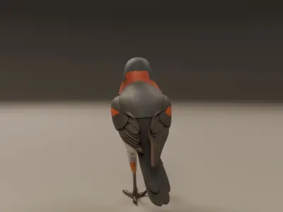 European Starling 3D print model