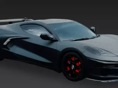 Super deportive car 3D model