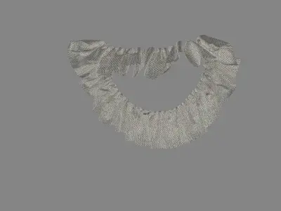 Dress collars scarves and necklaces decorated 3d models 3D model order