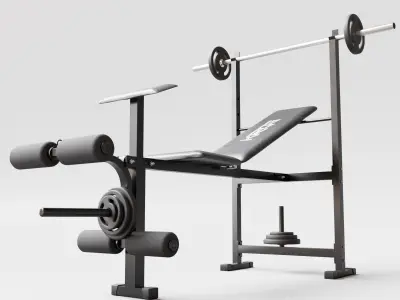 Gym Equipment 001 3D model