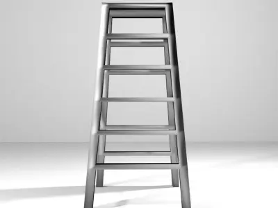 Ladder - Double Side 3D model
