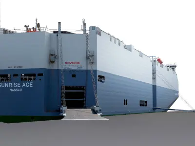 Vehicles Carrier  RoRo 3D model