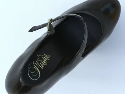 High Heel High Poly 3D model