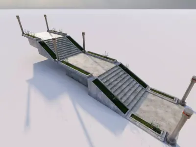 public park-Private Park Landscape -Park Center 3D model purchase