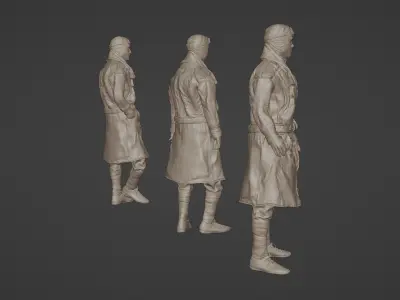 German-pilot-WWI 3D model