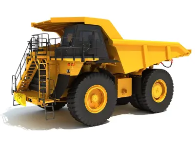 Mining Dump Truck 3D model by 3D-Horse