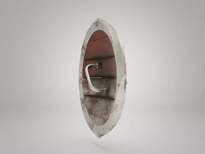 Viking Shield 3D model 4