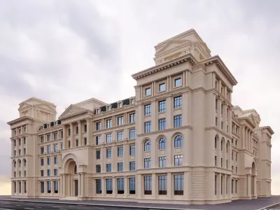 commercial building 1 3D model