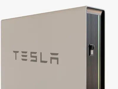 Tesla powerwall 3D model purchase