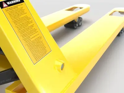 Pallet Truck  Lift Truck animation ready   3D model
