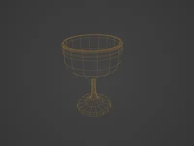 antique cup 3D model