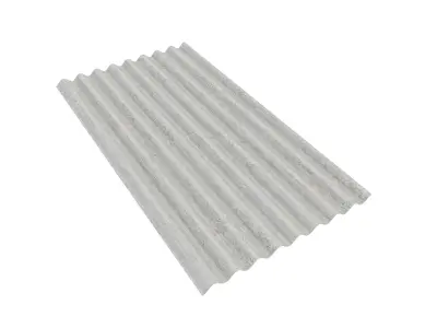 Concrete Roof Tile 3D model