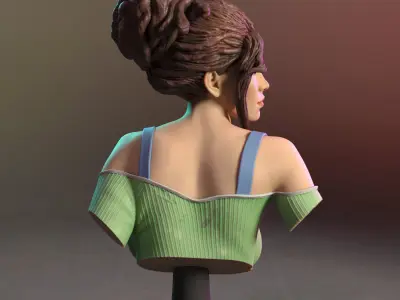 Panam Palmer bust Free 3D print model