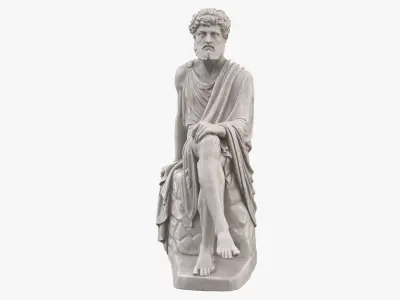 Seated Jew 3D model