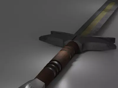 Wolfsbane Sword Free low-poly 3D model