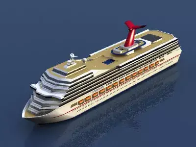 Cruise Ship 3D model
