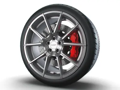 TWS Chrono wheel 3D model