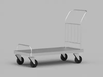 Roller Handcart 3D model purchase