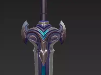 Wolf-Fantasy Sword 3D Models Collection-Stylized Weapons 3D model