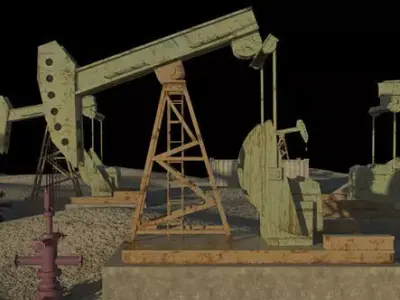 Oil Well 3D model