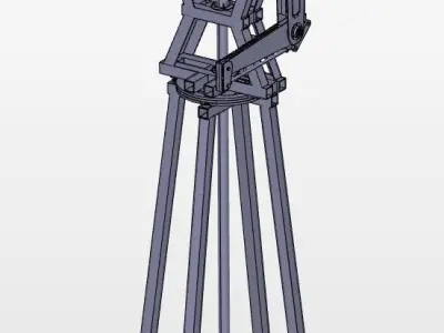 4029-3 Degree of Freedom Humanoid Robot Arm CATIAV5 3D model