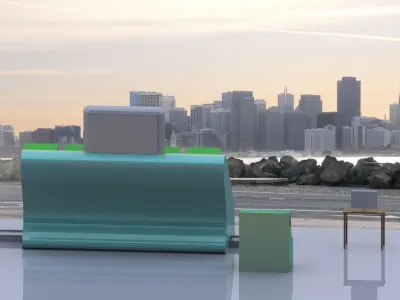 Battery Swapping Machine for ev vehicles 3D model